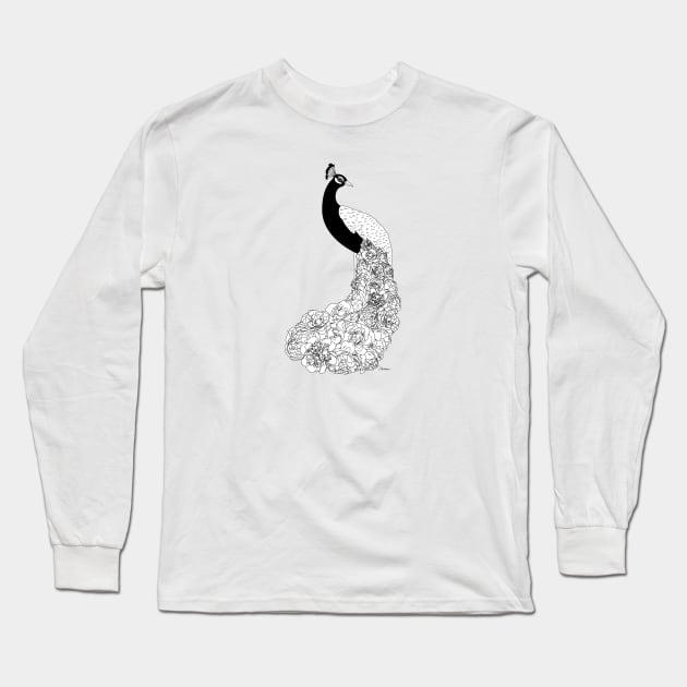 The Peacock Long Sleeve T-Shirt by camissao